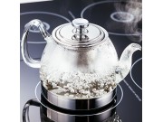 Judge Hob Top Glass Teapot (900ml or 1.2L) with Removable Stainless Steel Infuser